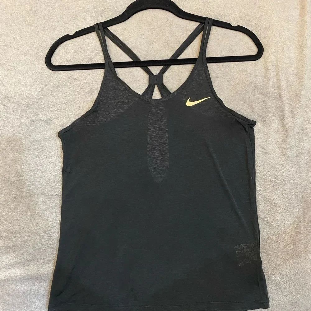 Nike Dri-Fit Black Women Tank Tops Size XS.